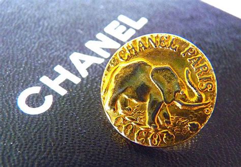 chanel elephant buttons|Chanel Buttons for sale .